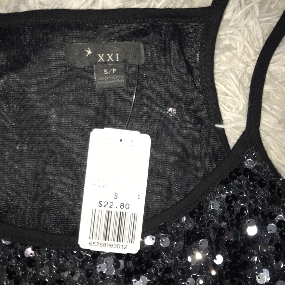 Small Racer back sequined tunic - Picture 2 of 5